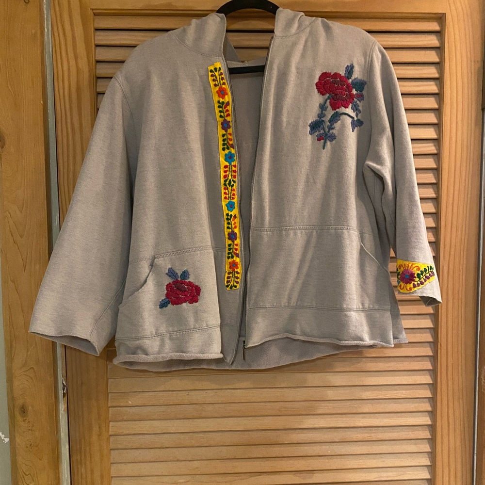 Colorful Embroidered Handmade Jacket